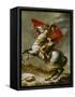 Napoleon Crossing the Alps-Jacques-Louis David-Framed Stretched Canvas