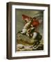 Napoleon Crossing the Alps-Jacques-Louis David-Framed Giclee Print