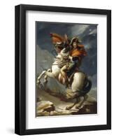 Napoleon Crossing the Alps-Jacqueline David-Framed Premium Giclee Print