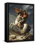 Napoleon Crossing the Alps-Jacqueline David-Framed Stretched Canvas