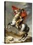 Napoleon Crossing the Grand Saint-Bernard Pass, 20 May 1800, 1802-Jacques-Louis David-Stretched Canvas