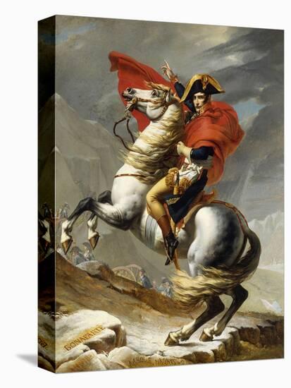 Napoleon Crossing the Grand Saint-Bernard Pass, 20 May 1800, 1802-Jacques-Louis David-Stretched Canvas