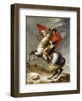 Napoleon Crossing the Grand Saint-Bernard Pass, 20 May 1800, 1802-Jacques-Louis David-Framed Giclee Print