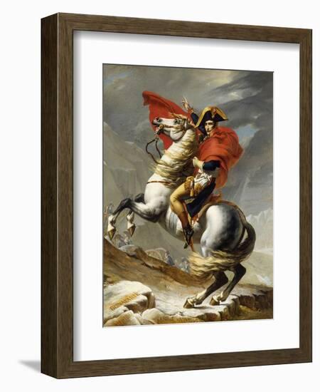 Napoleon Crossing the Grand Saint-Bernard Pass, 20 May 1800, 1802-Jacques-Louis David-Framed Giclee Print