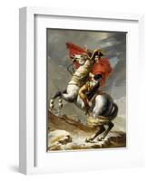 Napoleon Crossing the Grand Saint-Bernard Pass, 20 May 1800, 1802-Jacques-Louis David-Framed Giclee Print