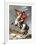 Napoleon Crossing the Saint-Bernard Pass-Jacques-Louis David-Framed Giclee Print