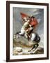 Napoleon Crossing the Saint-Bernard Pass-Jacques-Louis David-Framed Giclee Print