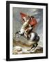 Napoleon Crossing the Saint-Bernard Pass-Jacques-Louis David-Framed Giclee Print