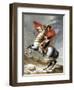 Napoleon Crossing the Saint-Bernard Pass-Jacques-Louis David-Framed Giclee Print