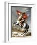 Napoleon Crossing the Saint-Bernard Pass-Jacques-Louis David-Framed Giclee Print