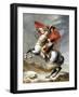 Napoleon Crossing the Saint-Bernard Pass-Jacques-Louis David-Framed Giclee Print