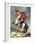 Napoleon Crossing the Saint-Bernard Pass-Jacques-Louis David-Framed Giclee Print