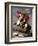 Napoleon Crossing the Saint Bernard-Jacques-Louis David-Framed Art Print