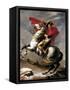 Napoleon Crossing the Saint Bernard-Jacques-Louis David-Framed Stretched Canvas