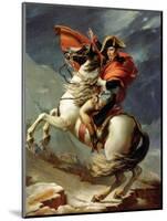 Napoleon Crossing the St. Bernard Pass, c.1801-Jacques-Louis David-Mounted Giclee Print