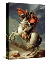 Napoleon Crossing the St. Bernard Pass, c.1801-Jacques-Louis David-Stretched Canvas