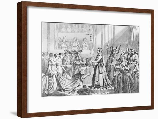 Napoleon Crowning Josephine-null-Framed Giclee Print