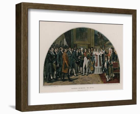 Napoleon Decorating the Artists-Adolphe Yvon-Framed Giclee Print