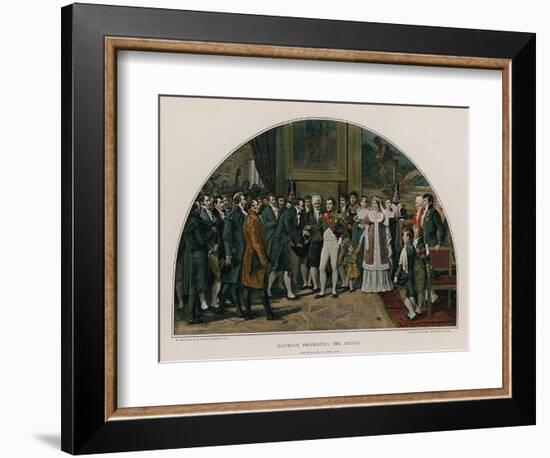 Napoleon Decorating the Artists-Adolphe Yvon-Framed Giclee Print