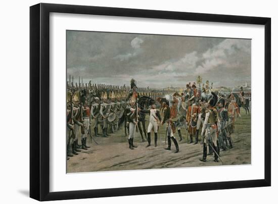 Napoleon Decorating the Russian Grenadier at Tilsitt-null-Framed Giclee Print