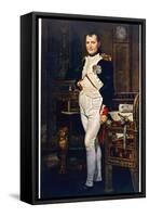 Napoleon Emperor Circa 1804-Jacques-Louis David-Framed Stretched Canvas