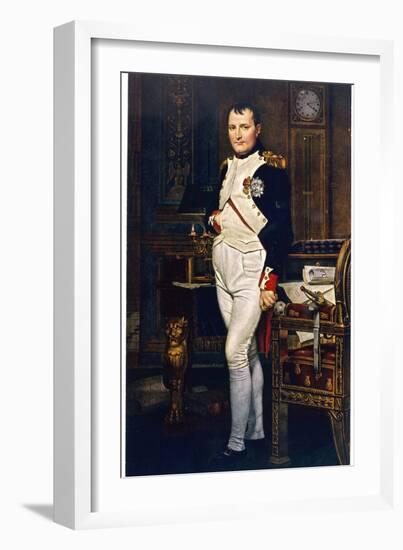 Napoleon Emperor Circa 1804-Jacques-Louis David-Framed Photographic Print