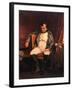 Napoleon Emperor Defeated at Fontainebleau 1814-Paul Hippolyte Delaroche-Framed Photographic Print