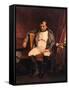 Napoleon Emperor Defeated at Fontainebleau 1814-Paul Hippolyte Delaroche-Framed Stretched Canvas