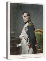 Napoleon Emperor of France in His Study Circa 1807-Paul Hippolyte Delaroche-Stretched Canvas