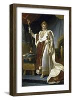 Napoleon En Costume de Sacre-Francois Gerard-Framed Giclee Print