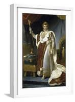 Napoleon En Costume de Sacre-Francois Gerard-Framed Giclee Print