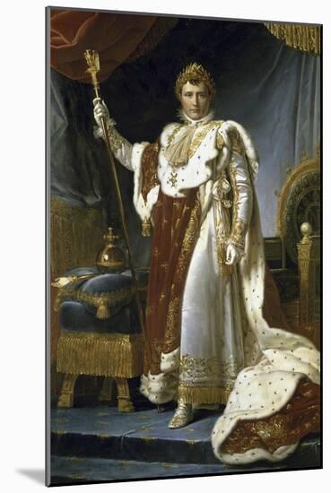 Napoleon En Costume de Sacre-Francois Gerard-Mounted Giclee Print
