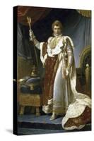 Napoleon En Costume de Sacre-Francois Gerard-Stretched Canvas