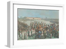 Napoleon et la Cavallerie d'Italie-null-Framed Art Print