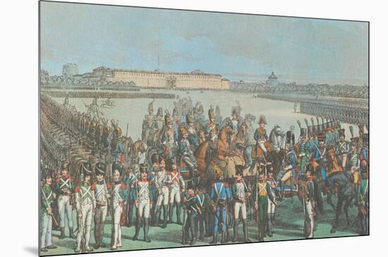 Napoleon et la Cavallerie d'Italie-null-Mounted Art Print