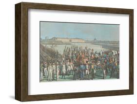 Napoleon et la Cavallerie d'Italie-null-Framed Art Print