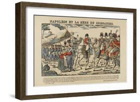 Napoléon et la mère du grenadier-null-Framed Giclee Print