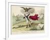 Napoleon Exiled to Elba, a French View-null-Framed Art Print