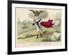 Napoleon Exiled to Elba, a French View-null-Framed Art Print