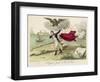 Napoleon Exiled to Elba, a French View-null-Framed Art Print
