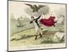 Napoleon Exiled to Elba, a French View-null-Mounted Art Print