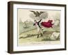 Napoleon Exiled to Elba, a French View-null-Framed Art Print