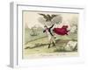 Napoleon Exiled to Elba, a French View-null-Framed Art Print