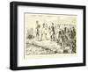 Napoleon, Frederick William III and Alexander at Tilsit-null-Framed Giclee Print