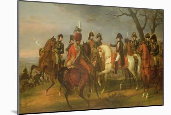 Napoleon Giving Orders Before the Battle of Austerlitz, 2nd December 1805, 1808-Antoine Charles Horace Vernet-Mounted Giclee Print