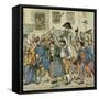 Napoleon Greeted, 1815-Louis-Charles Bombled-Framed Stretched Canvas