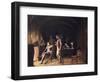 Napoleon Hearing Report During Second Italian Campaign in 1800-Victor Navlet-Framed Giclee Print