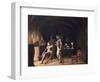 Napoleon Hearing Report During Second Italian Campaign in 1800-Victor Navlet-Framed Giclee Print