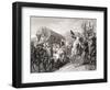 Napoleon Honoring the Courageous Wounded-null-Framed Giclee Print