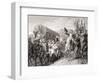 Napoleon Honoring the Courageous Wounded-null-Framed Giclee Print